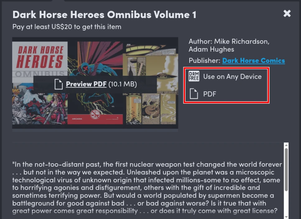 เล่มนี้เขียนว่า Use on Any Device กับ PDF