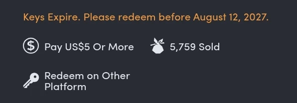 เล่มนี้เขียนว่า Redeem on Other Platform